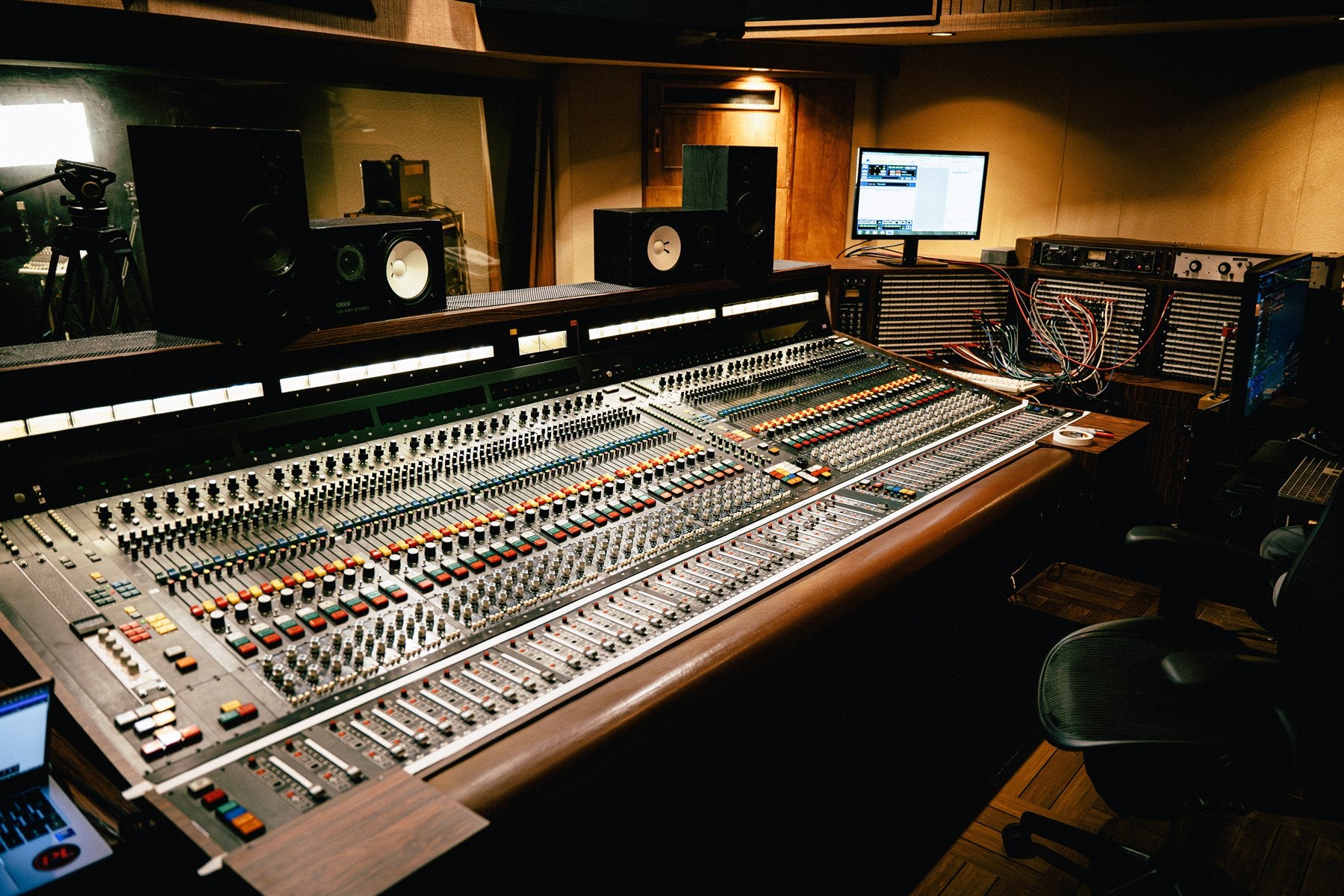 The control room at Sunset Sound